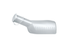 Urinflasche (für Männer) mit Verschlusskappe (milchig/ transparent) 1 Stück